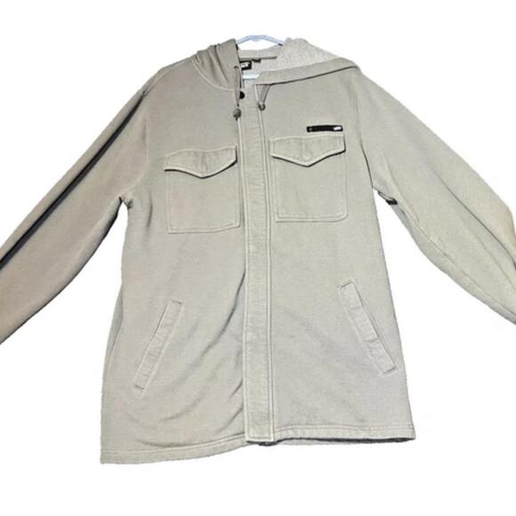 Vans Other - Vans Jacket Mens XL Grey Casual Hooded Zipper Streetwear Skater Urban School